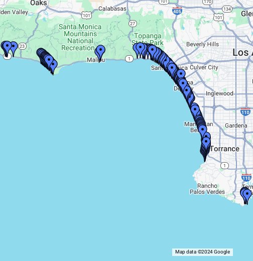 Map and Site Information: Zuma Beach County Park - Santa Monica