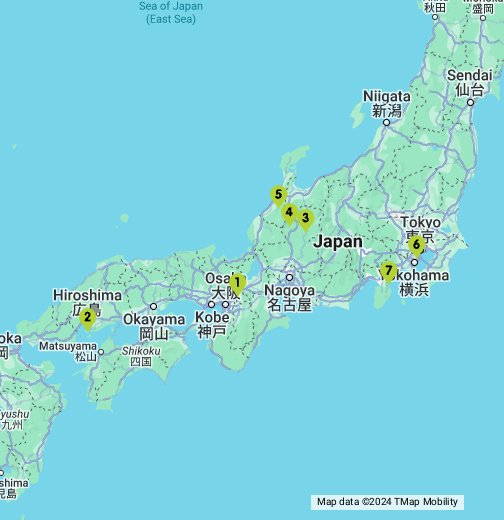 Map Of Japan Google Maps