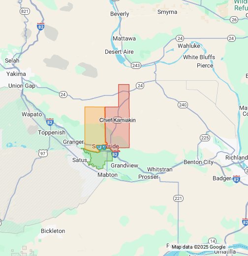 Sunnyside School District Boundaries Google My Maps
