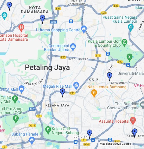 Petaling Jaya Map Google My Maps
