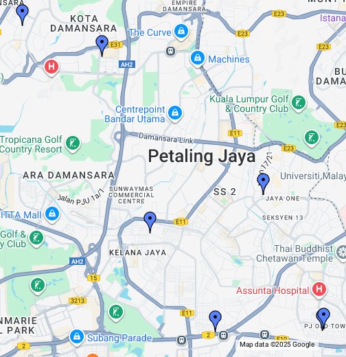 Petaling Jaya Map Google My Maps