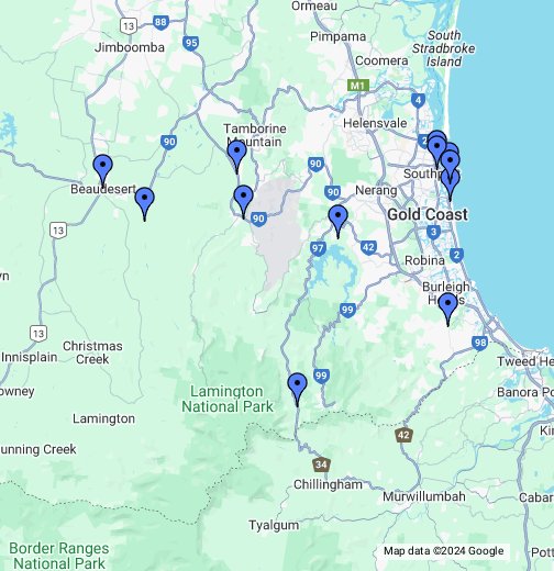 Theme Parks & Attractions Gold Coast - Google My Maps