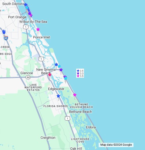 New Smyrna Beach Fl Hotels Map Cheap Rates Hotel Reviews Discount Deals Google My Maps