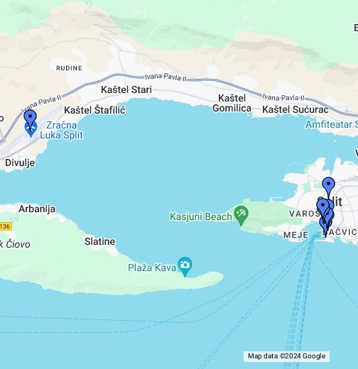 Split, Croatia - Google My Maps