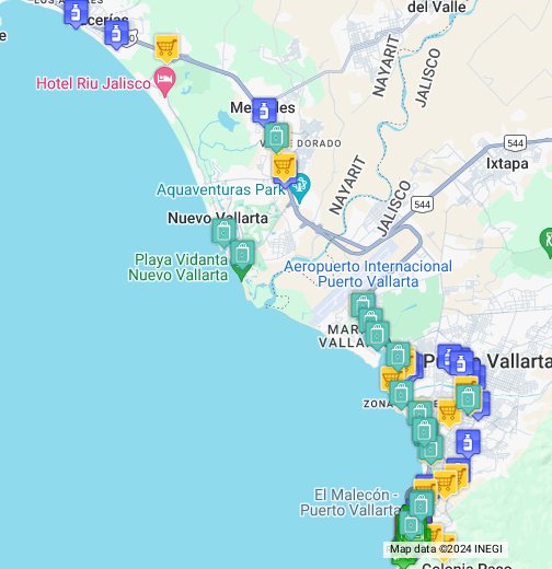 Shopping in Puerto Vallarta - Google My Maps