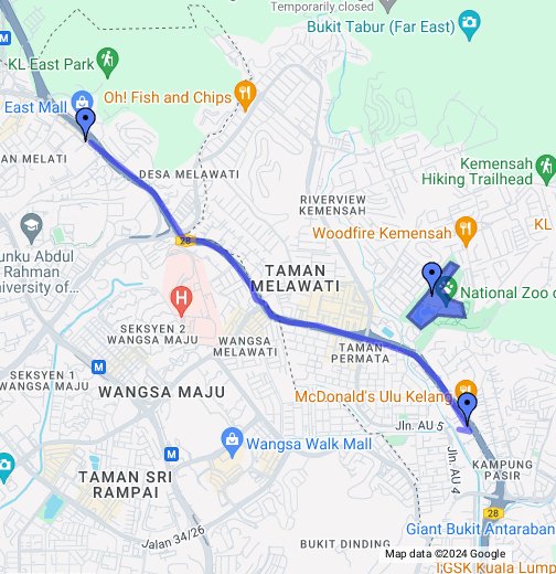 Middle Link Road At Taman Melawati Google My Maps