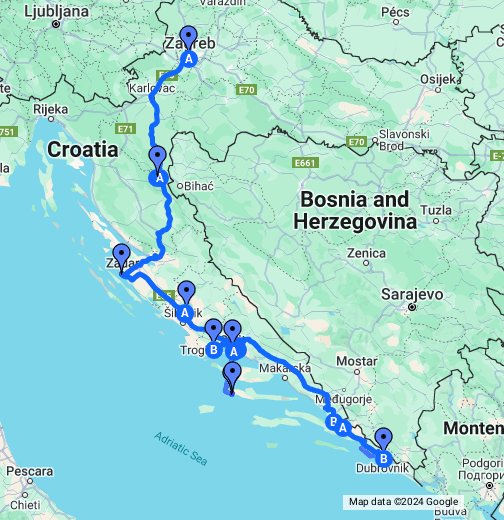 Kroatian Kartta Google | Estonia Kartta
