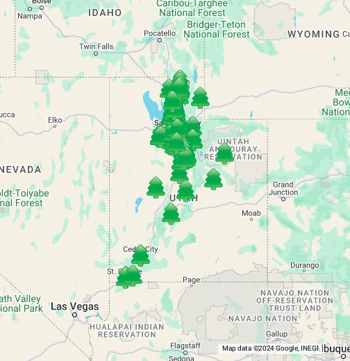 Utah Holiday Lights Map