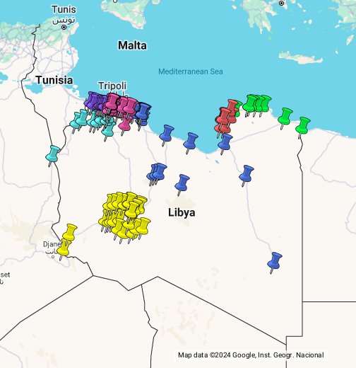 Hatif Libya Google My Maps