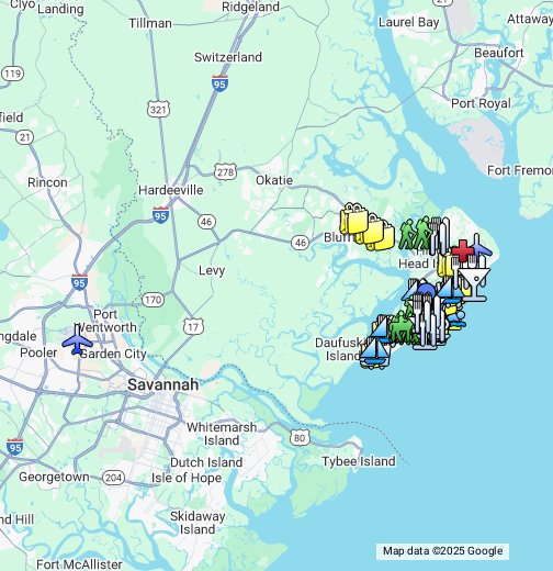 Hilton Head Island Things To Do Google My Maps