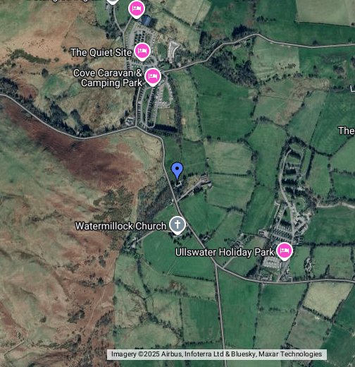 Ullswater Holiday Park Site Map