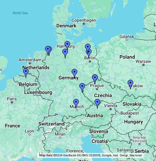 map of concentration camps in germany Nazi Concentration Camps Google My Maps map of concentration camps in germany