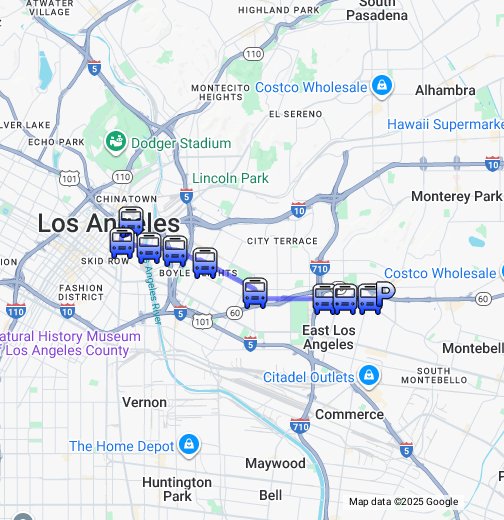 Brampton Map With Directions La Metro Gold Line Eastside Extension - Google My Maps