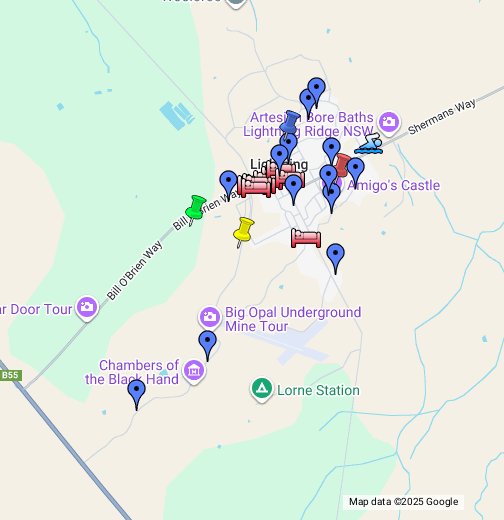 Top 61+ imagen google maps lightning ridge