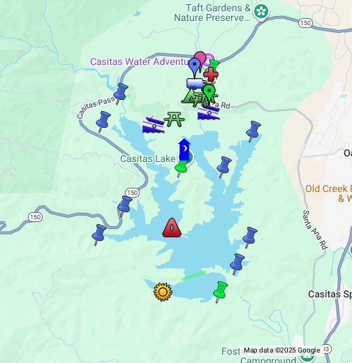 lake casitas campground map Lake Casitas Google My Maps lake casitas campground map