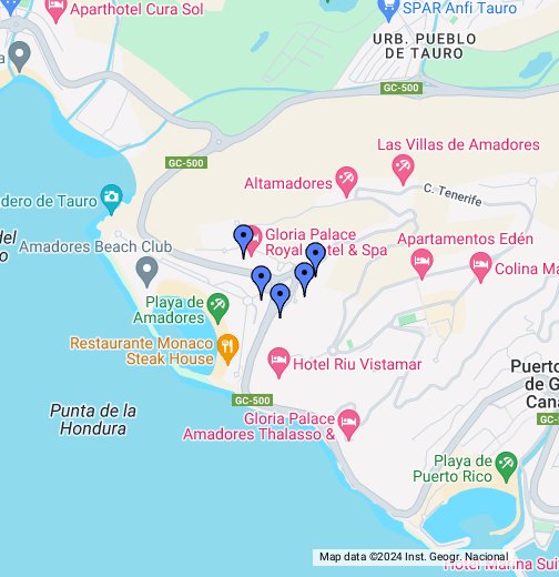 Playa Ingles Gran Canaria Karta | Karta Nerja