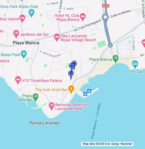 playa blanca lanzarote map Onlylanzarote Casas Del Sol Playa Blanca Google My Maps playa blanca lanzarote map