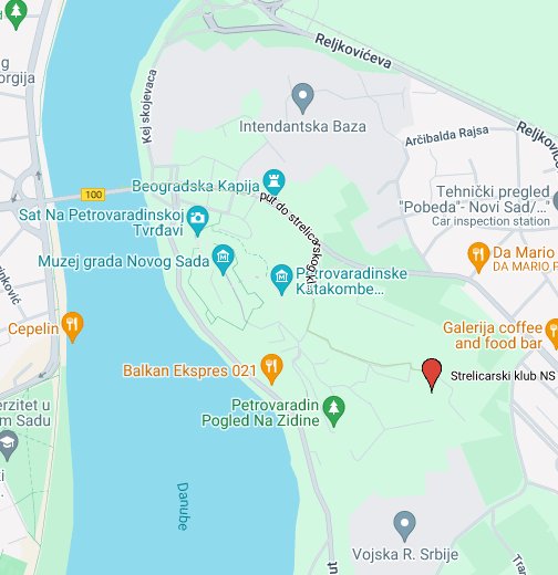 dolovo mapa Strelicarski klub NS 2002, Novi Sad   Google My Maps dolovo mapa