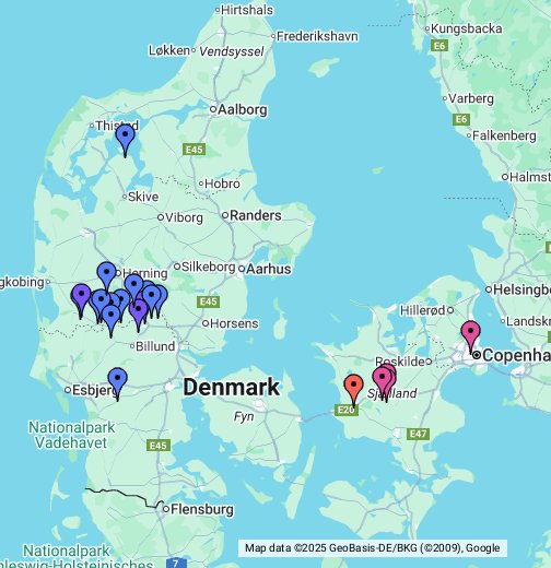 My Danish Ancestry Google My Maps