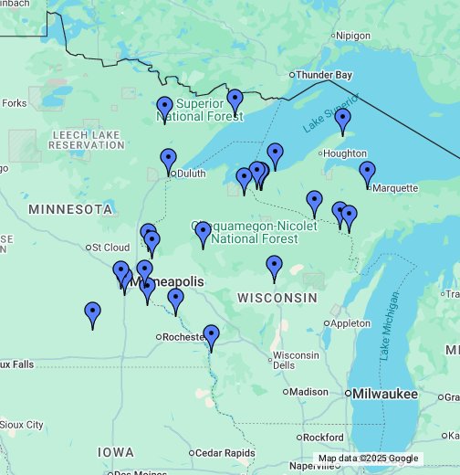 Midwest Ski Resorts Map Midwest Ski Resorts - Google My Maps