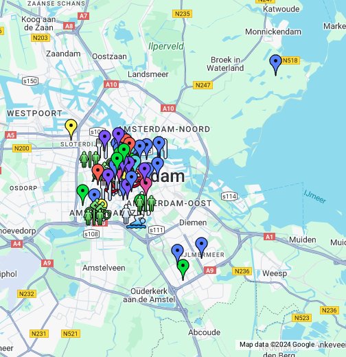 hoek Anoniem voetstuk Amsterdam - Google My Maps