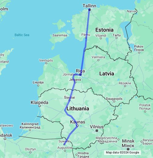 Baltic States Google My Maps