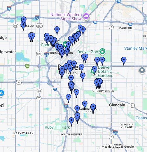 Antique Row Denver Map Design*Sponge Denver City Guide {Update] - Google My Maps