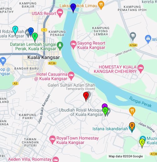 Map Of Kuala Kangsar Perak Google My Maps
