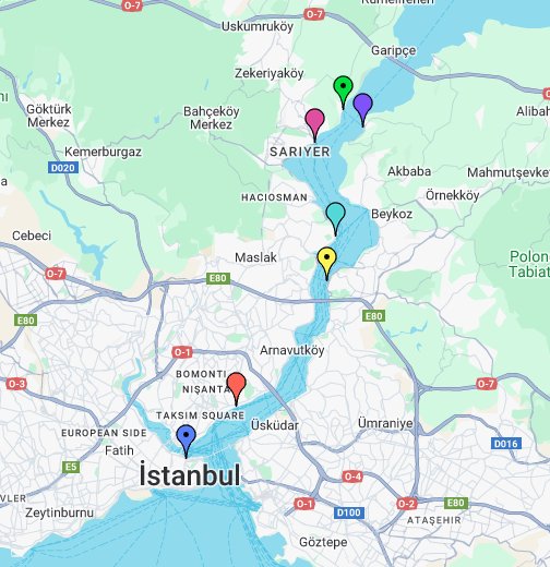 Bosphorus Cruise Istanbul Turkey Google My Maps