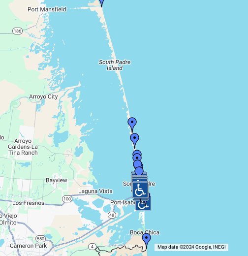 South Padre Island Beach Access Map - Google My Maps