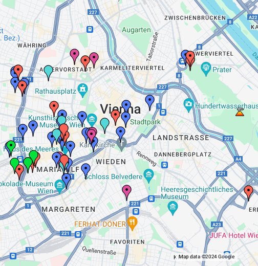 Vienna Wien Austria Osterreich Google My Maps