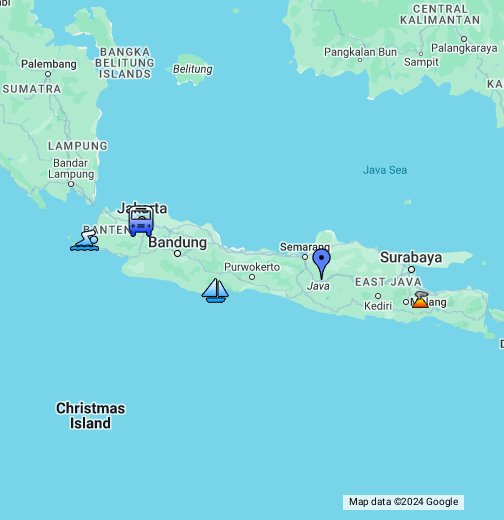Indonesia Java International Destination Google My Maps