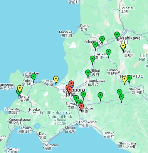 Bull Garageルートガイド ブルート Google My Maps
