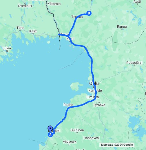 Norja 2012 - Päivä 2 - Google My Maps