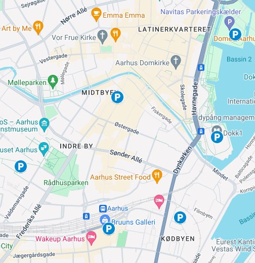 Ledige p-pladser Aarhus - Google My Maps