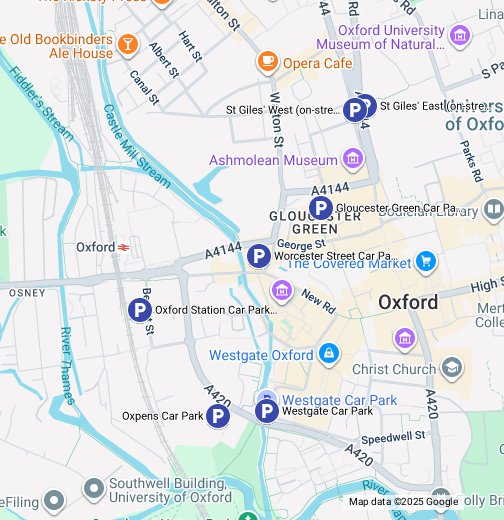 Car Parks in Oxford City Centre