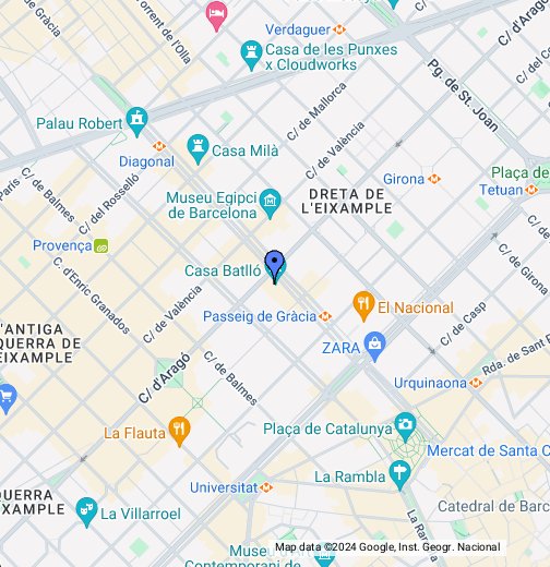 Casa Batlló - Google My Maps