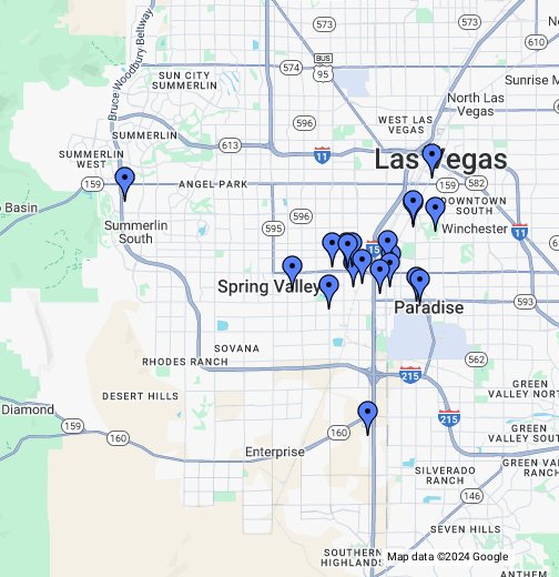 Las Vegas - Google My Maps