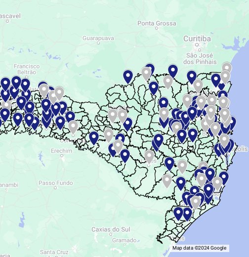 São José / Santa Angelina - Google My Maps