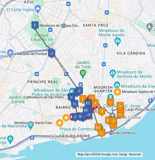 Cidades vizinhas a Lisboa, Portugal - Google My Maps