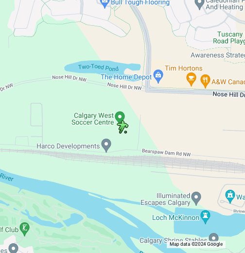Calgary West Soccer Centre - Google My Maps