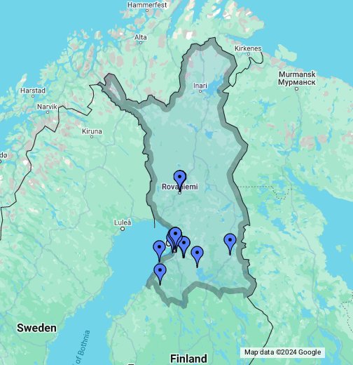Beach Volley Pohjois-Suomi - Google My Maps