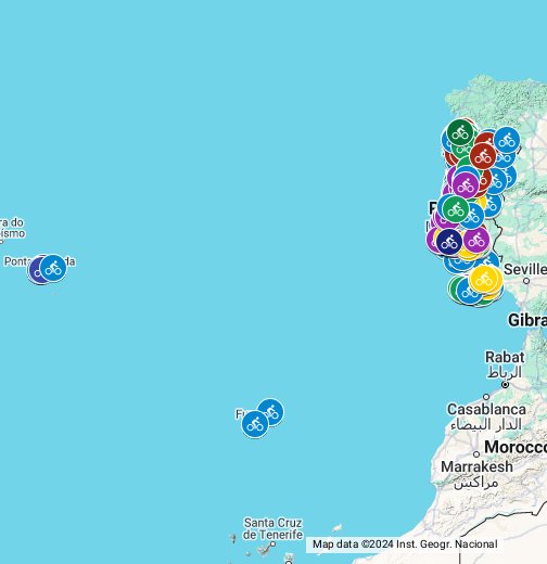 praia_da_tocha_map, Mapa do centro e norte de portugal e um…