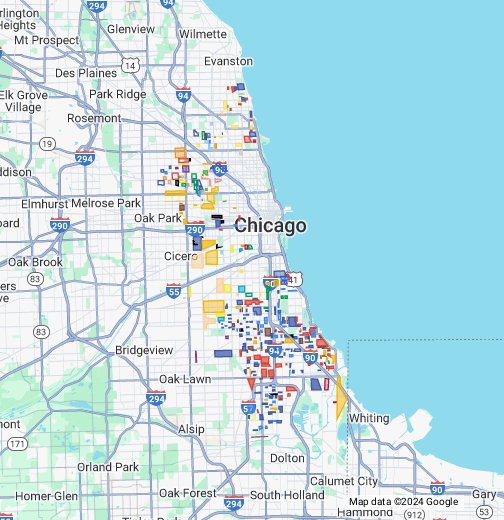 Chicago Gang Map 18 Google My Maps