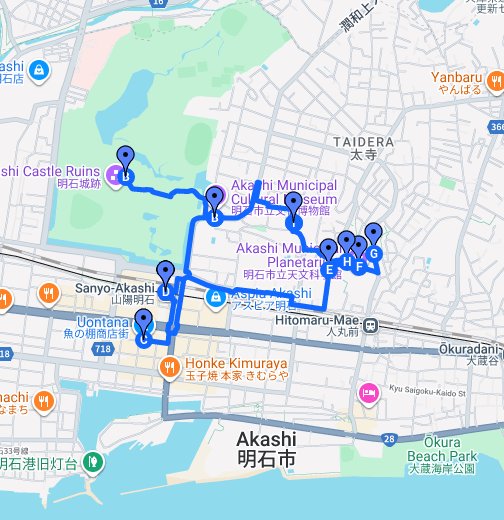 まちあるき Google My Maps