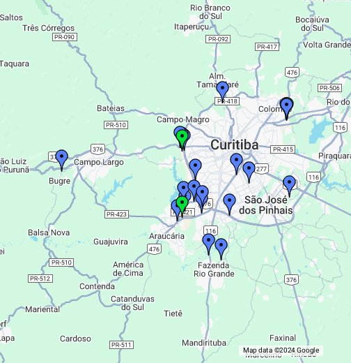 Casa das Noivas Curitiba - Google My Maps