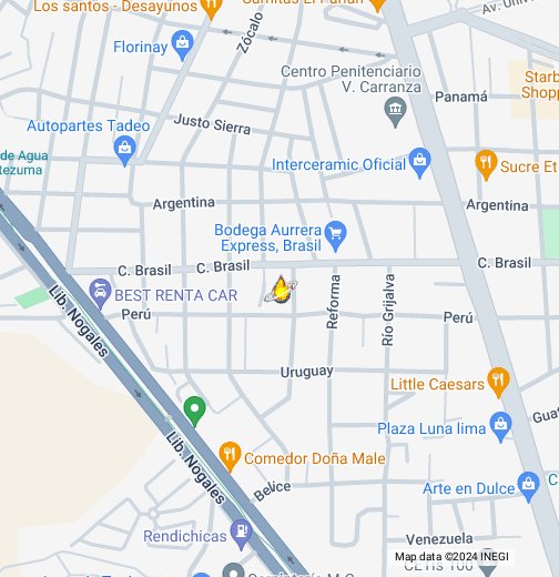Distribuidores Nayarit - Google My Maps