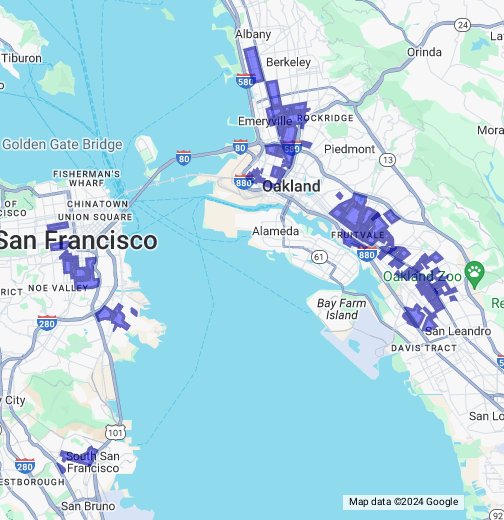Map Of Fairfield Inn Oakland Airport Oakland