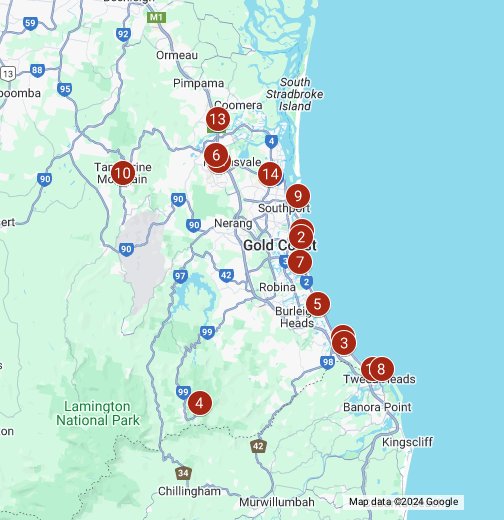 Theme Parks & Attractions Gold Coast - Google My Maps