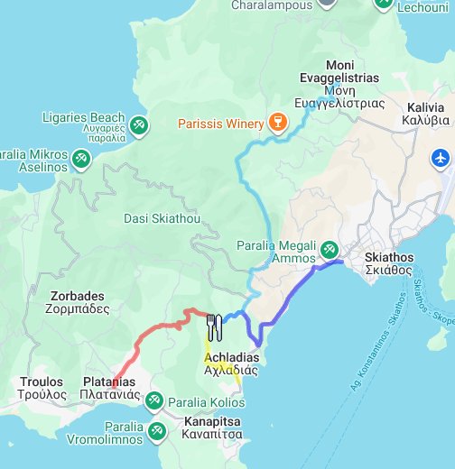 Skiathos Bus Stop Map Skiathos Olive Land Restaurant - Google My Maps